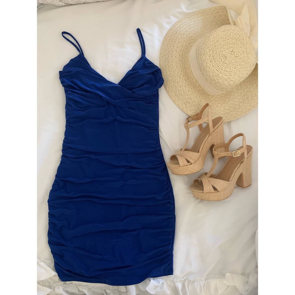 Navy Blue Bodycon Dress